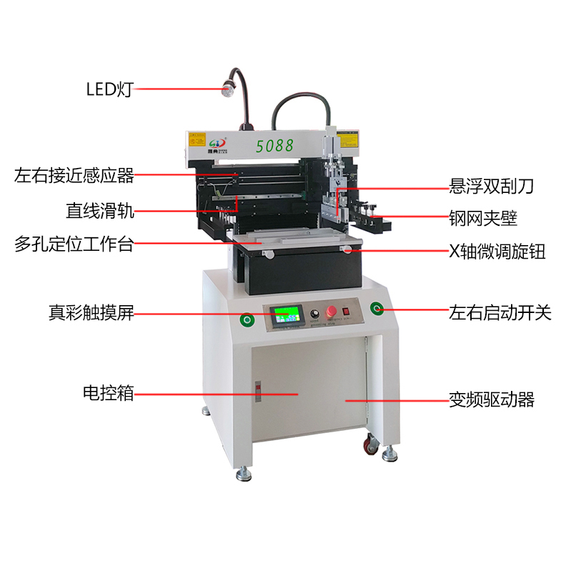smt設(shè)備LEYU樂(lè)魚(yú)錫膏印刷機(jī)